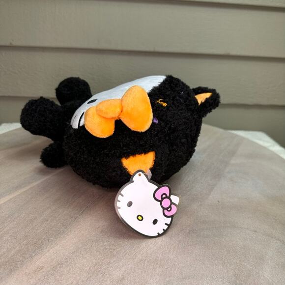 Halloween Hello Kitty Black Cat Plush Sanrio 2023 Cracker Barrel New Collectible - Picture 8 of 15